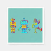 Kinderrobot-Design Serviette (Vorderseite)