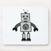 Kinderroboter Mousepad (Vorne)