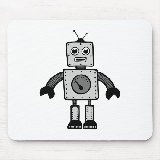 Kinderroboter Mousepad (Vorne)