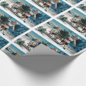 Kinderrodelbahn Geschenkpapier (Ecke)