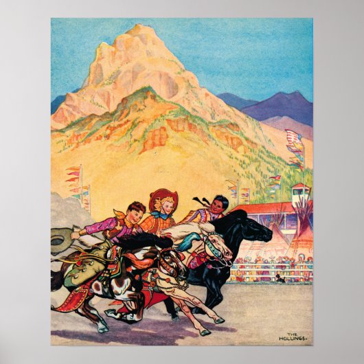 Kinderrodeo Poster (Vorne)
