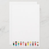 Kinderrolle Briefpapier (Vorne/Hinten)