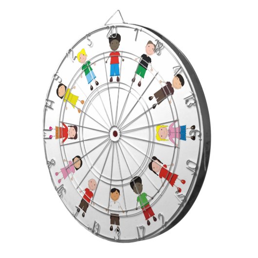 Kinderrolle Dartscheibe (Vorderseite rechts)