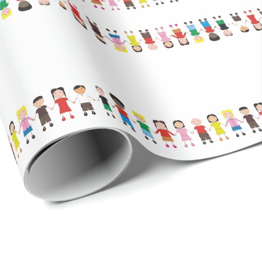 Kinderrolle Geschenkpapier (Rolleneckpunkt)