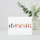 Kinderrolle Postkarte (Stehend Vorderseite)