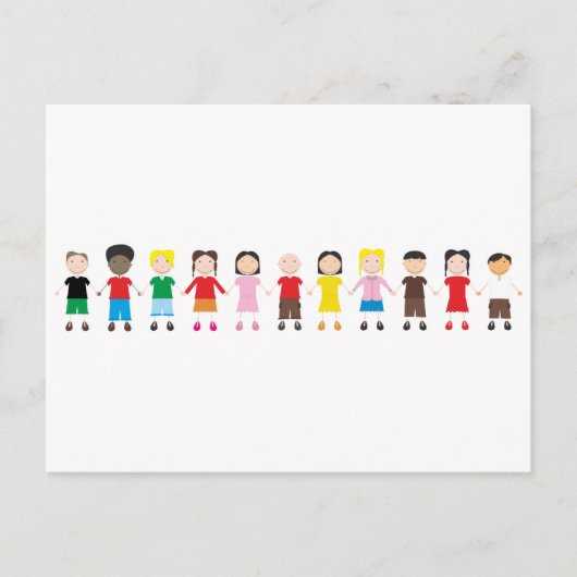 Kinderrolle Postkarte (Vorderseite)