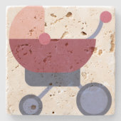 Kinderrolle Steinuntersetzer (Vorderseite)