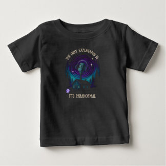 Kinders dunkles Shirt, Hütte Baby T-shirt