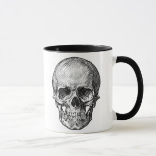 Kinderschädel und Erwachsenschädel-Tasse Tasse