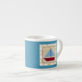 Kinderschiff von Chariklia Zarris Espressotasse (Vorderseite Rechts)