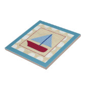 Kinderschiff von Chariklia Zarris Fliese (Seite)