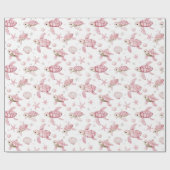 Kinderschildkröten und Babys Geschenkpapier (Flach)