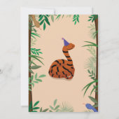 Kinderschlange Birthday Party Reptile Schlangen Einladung (Rückseite)