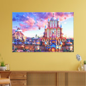 Kinderschloss Canvas Print Picture Leinwanddruck (Insitu (Wohnzimmer))