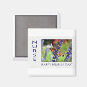 Kinderschmetterling und Blume Magnet (Vorderseite/Rückseite)