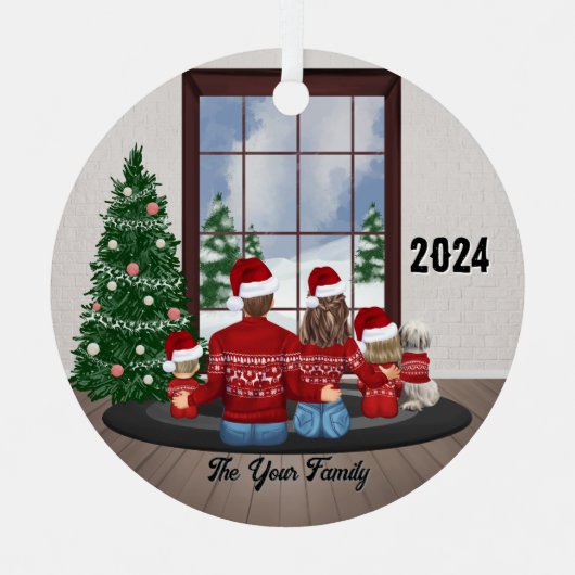 Kinderschmuck für junge Mädchen Eltern Ornament Aus Metall (Vorderseite)