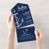 Kinderschuhbücher für die Kinderflotte All In One Einladung (Abreißen)