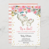 Kinderschuhdusche Einladung (Vorne/Hinten)