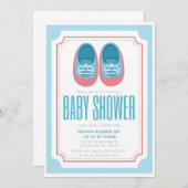 Kinderschuhe Einladung (Vorne/Hinten)