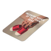Kinderschuhe Foto Schwangerschaft Ankündigung Magnet (Linke Seite)