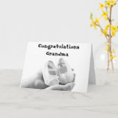 Kinderschuhe Karte (Gelbe Blume)