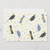 Kinderschule Abschluss Foto Einladung (Rückseite)