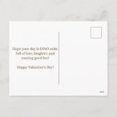 Kinderschule Valentines Feiertagspostkarte (Rückseite)