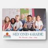 Kinderschuljahr Foto behalten Fotoplatte (Vorderseite)