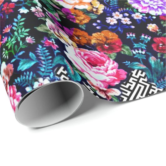 Kinderschürze-Labyrinth Geschenkpapier (Rolleneckpunkt)