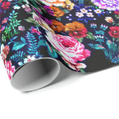 Kinderschürze-schwarzer Samt Geschenkpapier (Rolleneckpunkt)