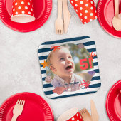 Kindersegelfeier im Sommer Pappteller