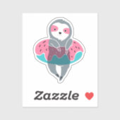 Kinderseilschwimmen im Poolaufkleber Aufkleber (Blatt)