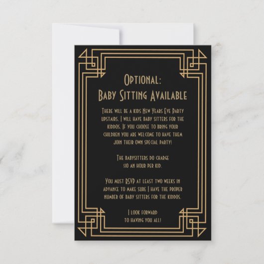 Kindersitzplatz Einladung (Vorderseite)