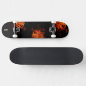 Kinderskateboard mit Flammen Skateboard (Horizontal)