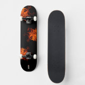 Kinderskateboard mit Flammen Skateboard (Vorderseite)