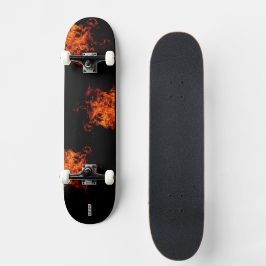 Kinderskateboard mit Flammen Skateboard (Vorderseite)