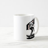 Kinderskateboarder-Tasse Kaffeetasse (VorderseiteRechts)