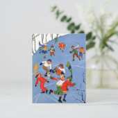 KINDERSkaten-PARTY EINLADUNG ~ GEBURTSTAG ODER (Stehend Vorderseite)