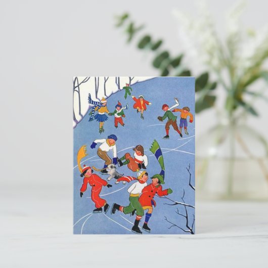 KINDERSkaten-PARTY EINLADUNG ~ GEBURTSTAG ODER (Stehend Vorderseite)