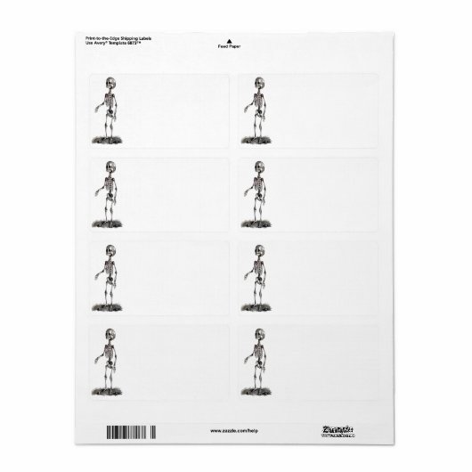 Kinderskelettzeichen (Vorne)