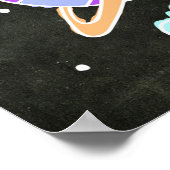 Kindersolarsystem Moderne grafische Raumwand Poster (Ecke)