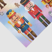 Kindersoldat Nutcracker Muster holografisch Seidenpapier (Detail)