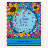 Kindersommerschule Custom Bumblebee Journal Notizblock (Vorderseite)