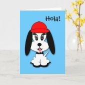 Kinderspanische Geburtstag Kute Karte (Gelbe Blume)