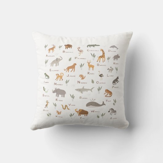 Kinderspass ABC Tier Kissen (Rückseite)