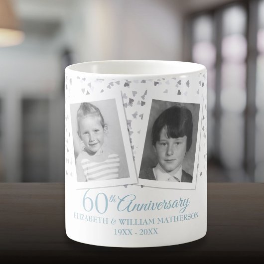 Kinderspass zum 60. Hochzeitstag Fotos Kaffeetasse