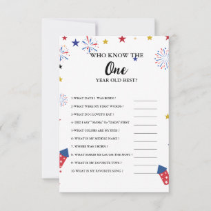 Kinderspiel 1. Geburtstag Wie gut weißt du es?