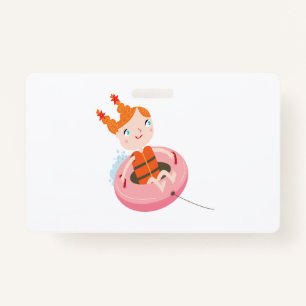 Kinderspiel am Strand Ausweis