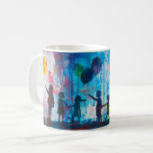 Kinderspiel - Design 1 Kaffeetasse (Vorderseite Links)