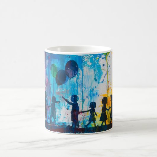 Kinderspiel - Design 1 Kaffeetasse (Mittel)